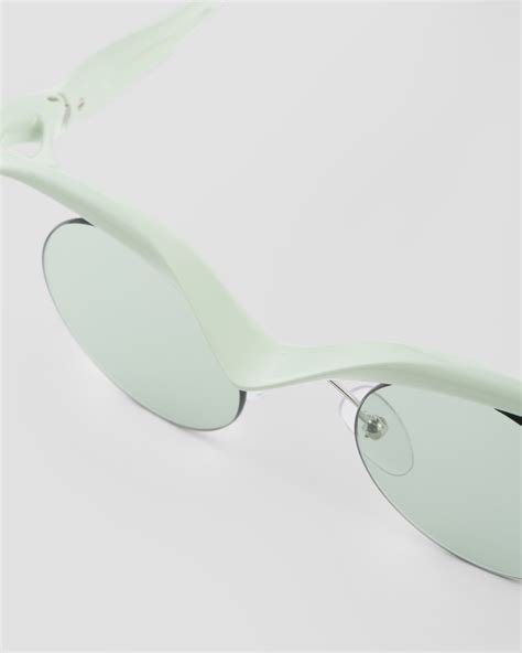 Jade Green Lenses Prada Morph Sunglasses 